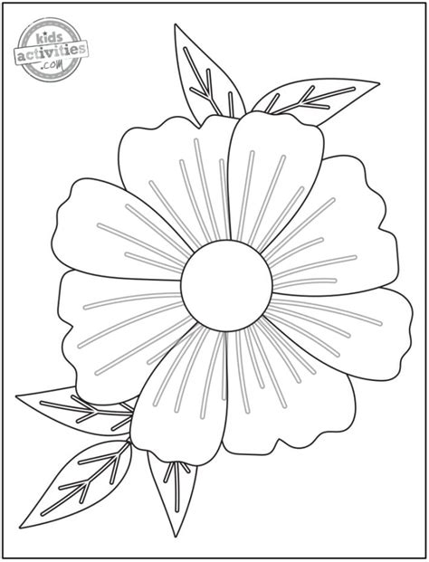 14 original pretty flowers coloring pages to print out - Remumber.com