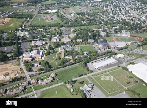 Aerial view of Susquehanna University located in Selinsgrove ...