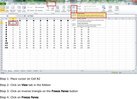 Crazy On Excel: Freeze and Unfreeze Pane