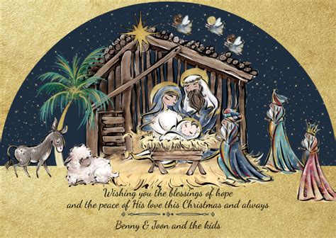 Copy of Nativity Scene Christmas Card | PosterMyWall