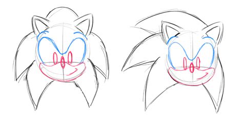 Lala's Blog • Do you know how to draw Sonic in front view?