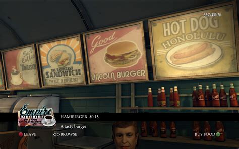 Image - Empire Diner Menu 4.jpg | Mafia Wiki | FANDOM powered by Wikia