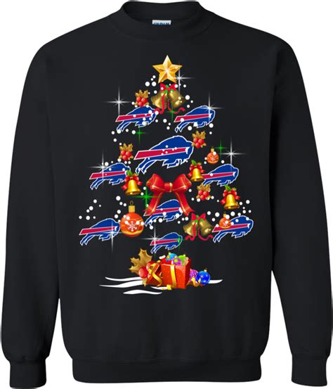 Buffalo Bills Christmas Tree Sweatshirt - Hoodie Post Malone For Girls ...