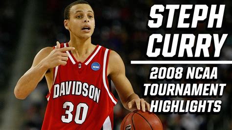 Watch Steph Curry's greatest highlights from Davidson's 2008 NCAA tournament run | NCAA.com