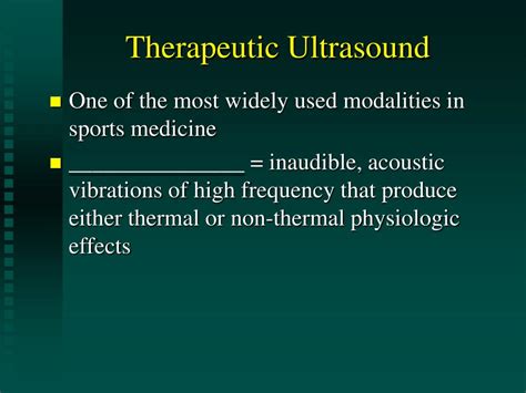 PPT - Therapeutic Ultrasound PowerPoint Presentation, free download - ID:6704161