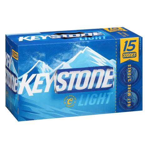 Keystone Light Beer, Lager Beer, 15 Pack Beer, 12 fl oz Cans | Route 55 ...