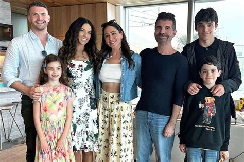 SImon Cowell Spends Easter with Fiancée Lauren Silverman, Ex Terri Seymour and Their Kids