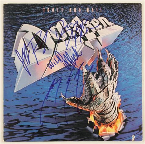 Lot Detail - Dokken Signed "Tooth and Nail" Album