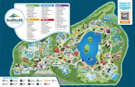 SeaWorld San Antonio Aquatica Map and Brochure (2019 - 2024) | ThemeParkBrochures.net