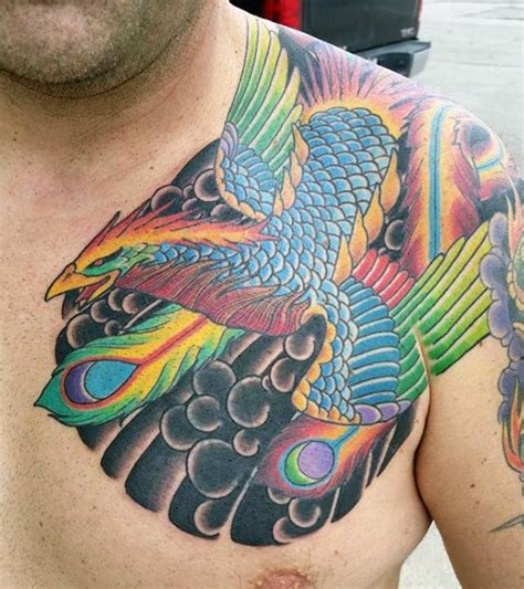 50 Japanese Phoenix Tattoo Designs For Men - Mythical Ink Ideas