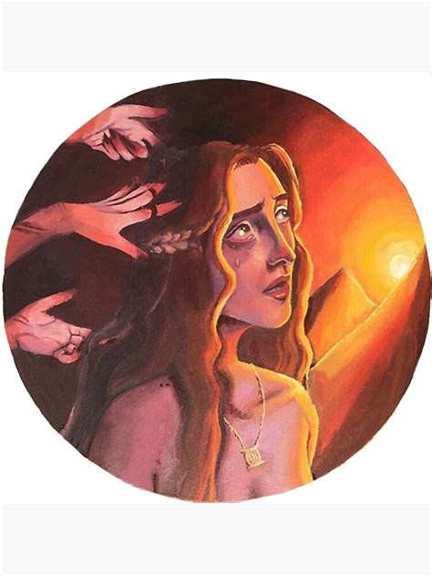 "Eurydice oil painting" Sticker for Sale by pippydraws | Redbubble