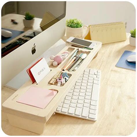 Fashion Wooden Desk Organizer Office Stationery Racks Personalized ...