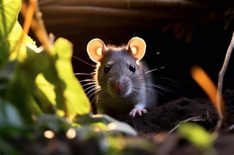 Premium AI Image | a mouse in the habitat