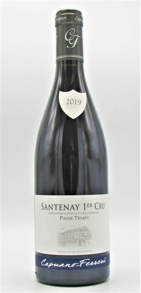 Santenay 1er Cru Passetemps Domaine Capuano Ferreri 2019 - La Cave ...