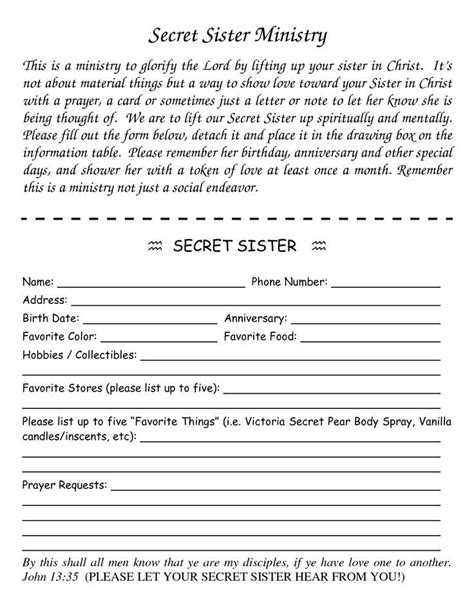 Secret Sister Ministry Website Pictures | Secret sisters, Womens ...