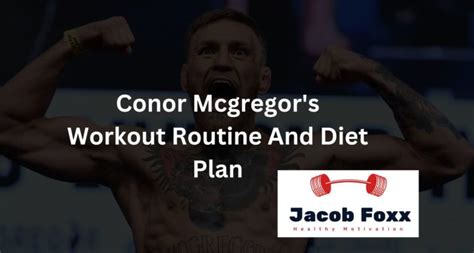 Conor Mcgregor's Workout Routine And Diet Plan – Explained