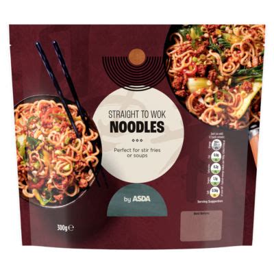 ASDA Straight to Wok Noodles 300g - £1 - Compare Prices