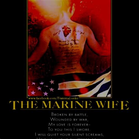 Marine Wife | Marine wife, Marines wife tattoo, Marine wife life