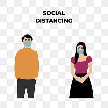 Social Distancing PNG Transparent Images Free Download | Vector Files | Pngtree