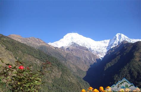 Annapurna sanctuary trek route map, guide, difficulty details