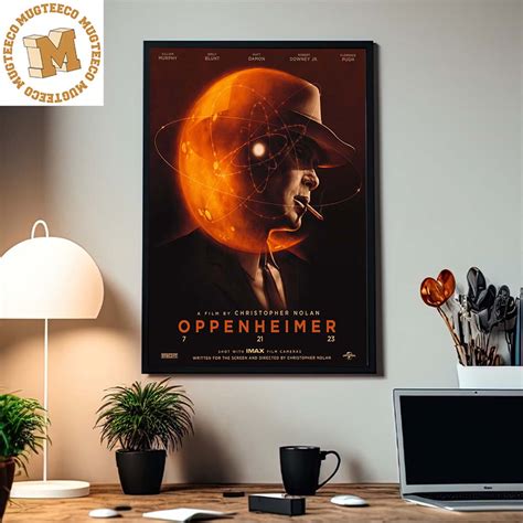 Oppenheimer Cillian Murphy New Movie Poster Home Decor Poster Canvas ...