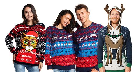 9 Really Cute Ugly Christmas Sweaters For Family Laughs