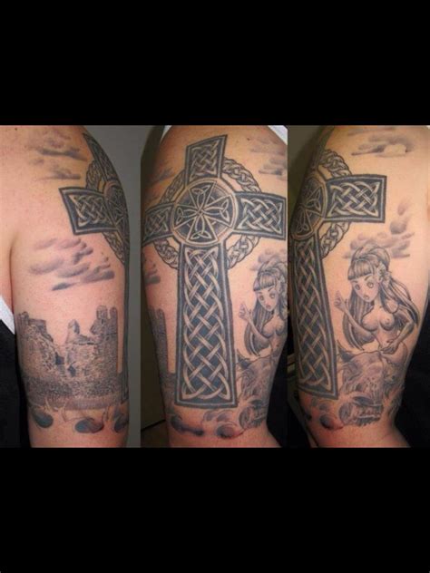 Celtic Cross Tattoo Sleeve - orientfrau