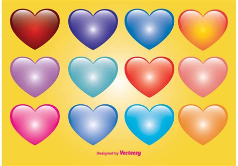 Cute Vector Hearts 84118 Vector Art at Vecteezy