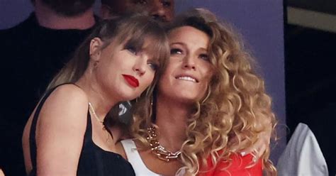 Blake Lively Appears To Curse Watching Super Bowl With Taylor Swift