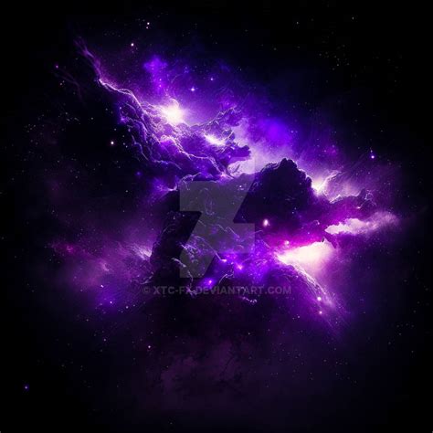 Purple Nebula 2 - Abstract Digital Art by XTC-FX on DeviantArt