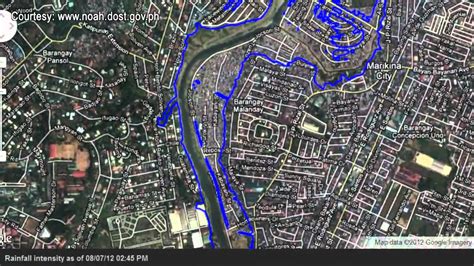 Flood Map Marikina River - YouTube