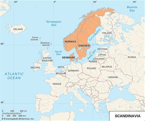 Scandinavian Peninsula On World Map