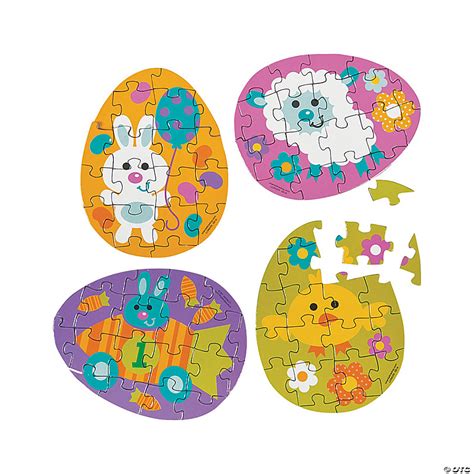 Easter Egg Mini Puzzles - 12 Pc. | Oriental Trading