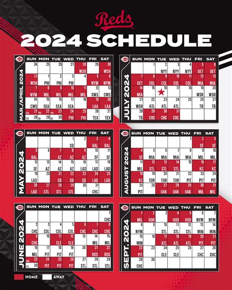 2024 Cincinnati Reds Schedule - Meg Larina