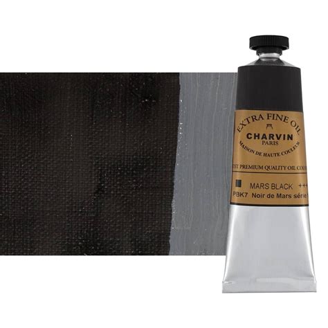 Charvin Oil- Mars Black -Extra-Fine: 60ml Paint | Jerry's Artarama