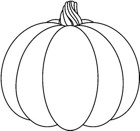 Printable Pumpkin Clipart Black And White