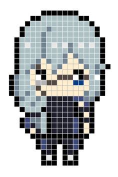 16 Jujutsu Kaisen Pixel Art Fuse Bead Patterns ideas | pixel art ...