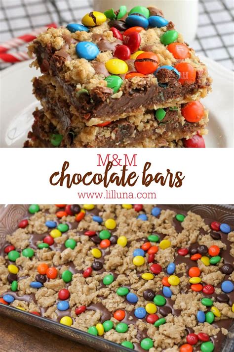 M&M Chocolate Bars | Recipe in 2023 | Chocolate oat bars recipe, Cake ...