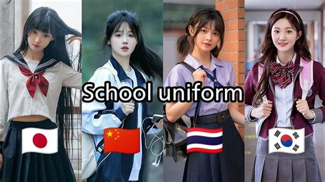 [ SCHOOL UNIFORM ] China, Thailand, South Korea, Japan. | Japan school ...