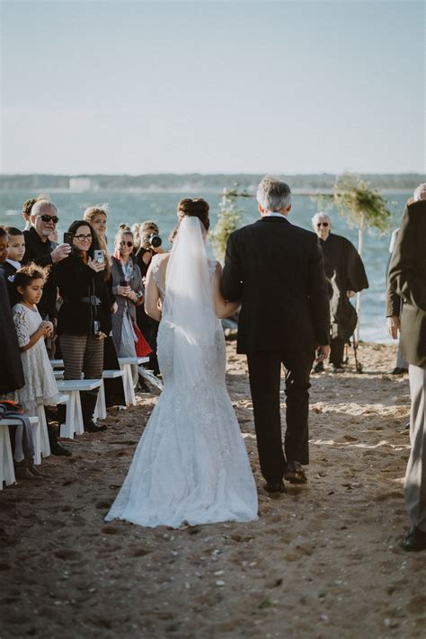 A Fall Beach Wedding in Long Island - Lucie B. Photography