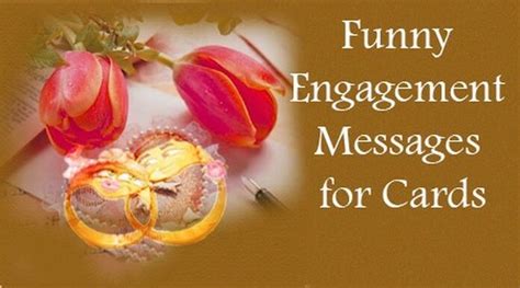 Funny Engagement Messages for Cards