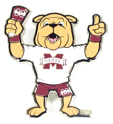 Mississippi State Mascot Pin