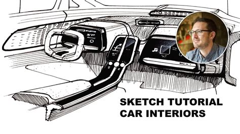 Sketch Tutorial: How To Draw Car Interiors - YouTube