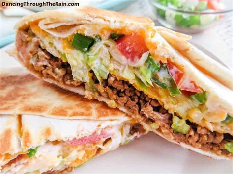 Copycat Taco Bell Crunchwrap Supreme - Dancing Through the Rain