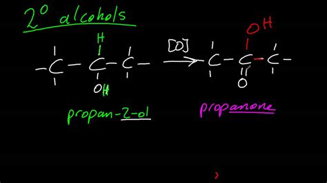 10.2 Determine products of oxidation of primary, secondary alcohols [SL IB Chemistry] - YouTube