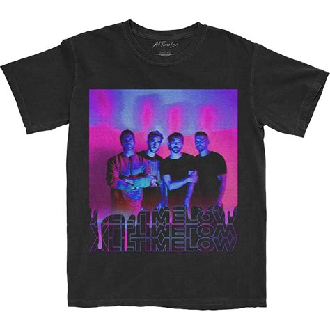 ALL TIME LOW Attractive T-Shirt, Blurry Monster | Authentic Band Merch