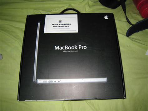 Unpacking refurbished macbook pro - I'm Knight