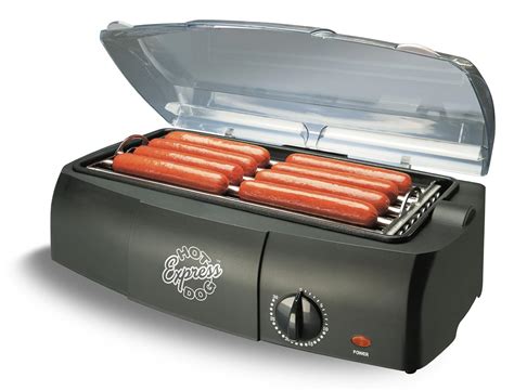 Hot Dog Sausage Hamburger Roller Grill Up 8 Cooker Bun Warmer Countertop Machine | eBay