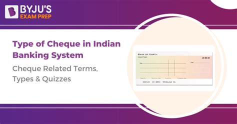 Type of Bank Cheque in India - Know Cheque Related Terms, Attempt ...