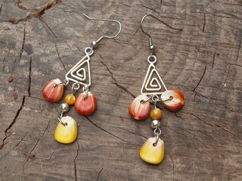 Indian Corn Bead Earrings Crafts Inspiration